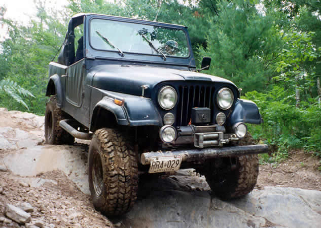 Blue Jeep